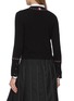 背面 - 点击放大 - THOM BROWNE - Embroidered Jersey Stitch Cropped Cashmere Blend Knit Cardigan