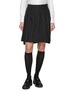 首图 - 点击放大 - THOM BROWNE - Tipping Pleated Wool Skirt