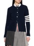 首图 - 点击放大 - THOM BROWNE - Lunar New Year 4-Bar Intarsia Wool Cardigan