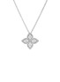 首图 - 点击放大 - ROBERTO COIN - Princess Flower 18K White Gold Diamond Ruby Collar
