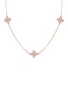 首图 - 点击放大 - ROBERTO COIN - Princess Flower 18K Rose White Gold Diamond Ruby Collar