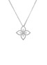 首图 - 点击放大 - ROBERTO COIN - Princess Flower Dubai 18K White Gold Diamond Ruby Collar