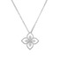首图 - 点击放大 - ROBERTO COIN - Princess Flower Dubai 18K White Gold Diamond Ruby Collar