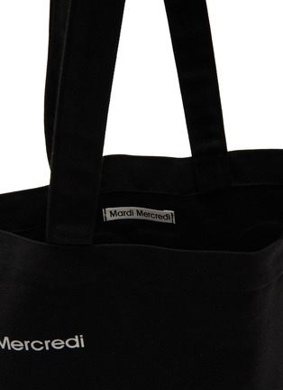 细节 - 点击放大 - MARDI MERCREDI - Flower Cotton Canvas Tote Bag