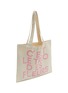 细节 - 点击放大 - MARDI MERCREDI - Triple Flower Cotton Canvas Tote Bag