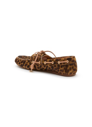  - ANCIENT GREEK SANDALS - Pliaria Calf Hair Leather Boat Shoes