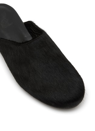 细节 - 点击放大 - ANCIENT GREEK SANDALS - The Slipper Calf Hair Leather Slides