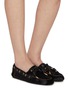 模特儿示范图 - 点击放大 - ANCIENT GREEK SANDALS - Pliaria Calf Hair Leather Boat Shoes