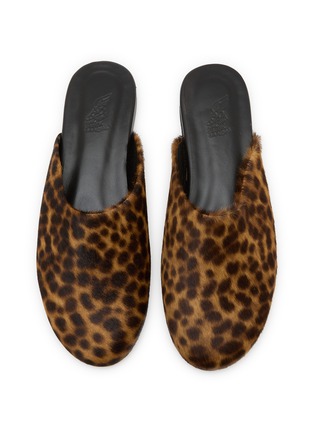 细节 - 点击放大 - ANCIENT GREEK SANDALS - The Slipper Calf Hair Leather Slides