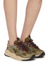 模特儿示范图 - 点击放大 - FLOWER MOUNTAIN - Yamabushi Uni Suede Women's Sneakers