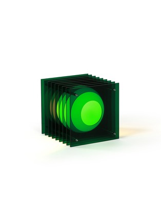 细节 –点击放大 - BẰNG - Lớp Small Square Table Lamo — Green