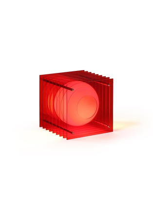 细节 –点击放大 - BẰNG - Lớp Small Square Table Lamo — Red