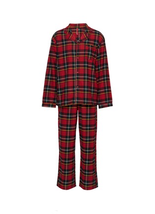 首图 - 点击放大 - SKIMS - 长袖法兰绒睡衣套装