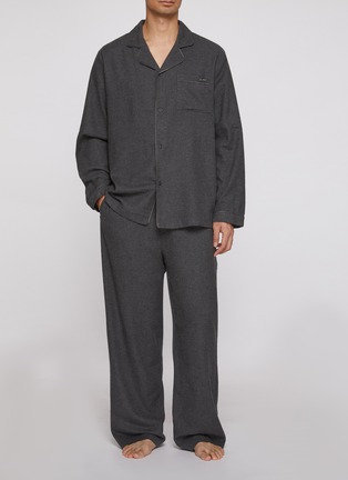 SKIMS | 长袖法兰绒睡衣套装