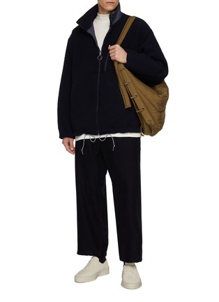 模特儿示范图 - 点击放大 - NANAMICA - Cotton Velveteen Deck Pants