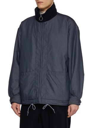 细节 - 点击放大 - NANAMICA - Reversible Fleece Twill Dock Jacket