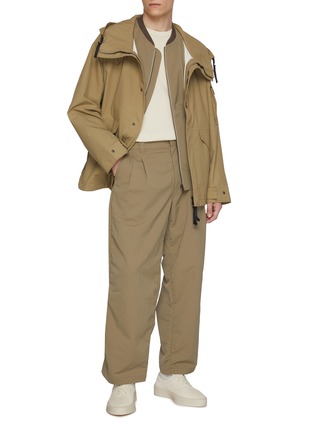 模特儿示范图 - 点击放大 - NANAMICA - Two Layer Gore-Tex Cruiser Jacket