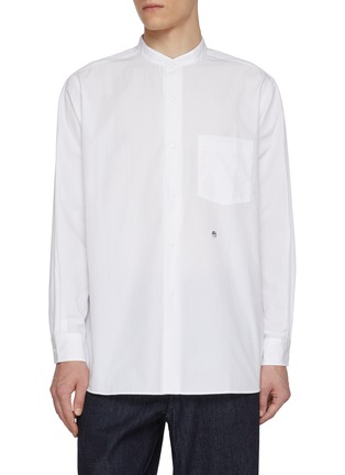 首图 - 点击放大 - NANAMICA - Long Sleeve Band Collar Shirt