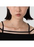 细节 - 点击放大 - BIJOU DE M - Bow 18K White Diamond Necklace