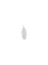 首图 - 点击放大 - BIJOU DE M - Feather 18K White Diamond Single Drop Earring