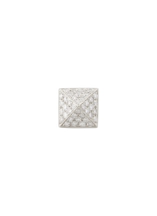 首图 - 点击放大 - BIJOU DE M - 18K White Gold Diamond Single Stud Earring