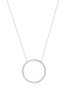 首图 - 点击放大 - BIJOU DE M - Circle 18K White Gold Diamond Necklace