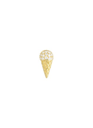 首图 - 点击放大 - BIJOU DE M - Ice Cream 18K Gold Diamond Single Stud Earring
