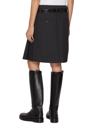 背面 - 点击放大 - BONBOM - Belt Insert Pleated Skirt