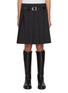 首图 - 点击放大 - BONBOM - Belt Insert Pleated Skirt