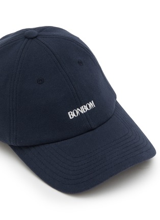 细节 - 点击放大 - BONBOM - Logo Embroidered Cotton Jersey Baseball Cap