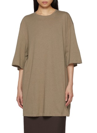 首图 - 点击放大 - TOTEME - Relaxed T-Shirt Cotton Cashmere Dress