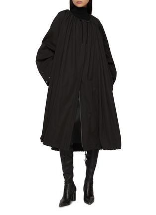 模特儿示范图 - 点击放大 - TOTEME - Gathered Parachute Coat