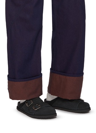 模特儿示范图 - 点击放大 - BIRKENSTOCK 1774 - 1774 222 West Suede Mules