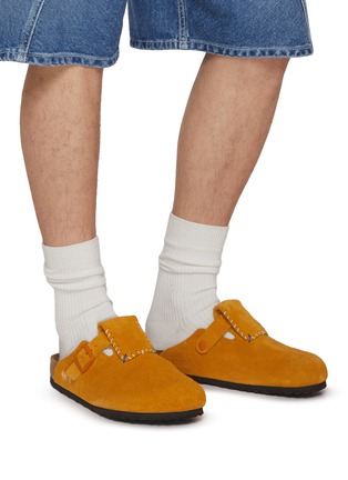 模特儿示范图 - 点击放大 - BIRKENSTOCK 1774 - x ADERERROR Boston Flap Clogs