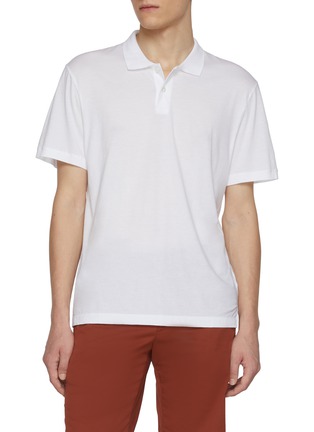 首图 - 点击放大 - JAMES PERSE - Lotus Cotton Jersey Polo Shirt