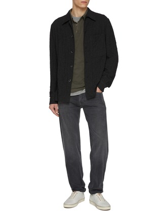 模特儿示范图 - 点击放大 - JAMES PERSE - Revised Standard Cotton Polo Shirt