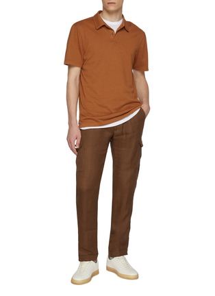 模特儿示范图 - 点击放大 - JAMES PERSE - Revised Standard Cotton Polo Shirt