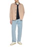 模特儿示范图 - 点击放大 - JAMES PERSE - Lotus Cotton Jersey Polo Shirt