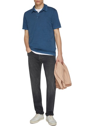 模特儿示范图 - 点击放大 - JAMES PERSE - Revised Standard Cotton Polo Shirt