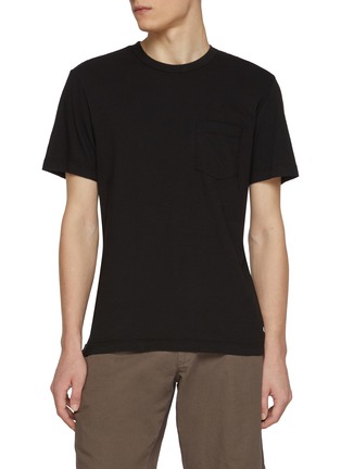 首图 - 点击放大 - JAMES PERSE - Lightweight Cotton Jersey Pocket Crewneck T-Shirt
