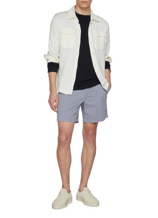 模特儿示范图 - 点击放大 - JAMES PERSE - Lightweight Cotton Jersey Crewneck T-Shirt