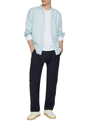 模特儿示范图 - 点击放大 - JAMES PERSE - Lightweight Cotton Jersey Crewneck T-Shirt
