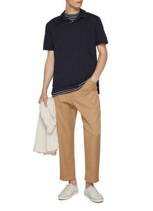 模特儿示范图 - 点击放大 - JAMES PERSE - Revised Standard Cotton Polo Shirt