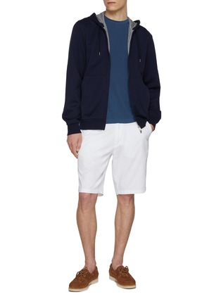 模特儿示范图 - 点击放大 - JAMES PERSE - Lightweight Cotton Jersey Crewneck T-Shirt