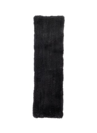 首图 - 点击放大 - SYMÉTRIE - 皮草针织围巾