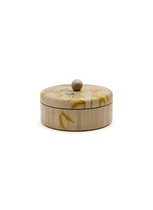 首图 –点击放大 - SILVIA FURMANOVICH - Marquetry Hummingbird Print Round Box