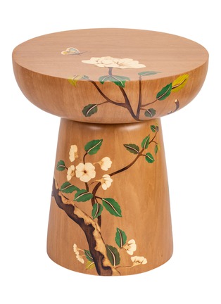 首图 –点击放大 - SILVIA FURMANOVICH - Marquetry Floral Print Side Table