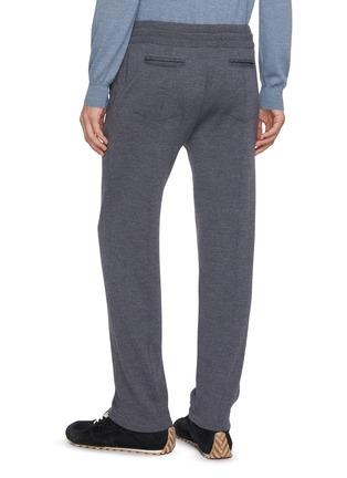 背面 - 点击放大 - EQUIL - Elasticated Drawstring Waist Wool Knit Pants