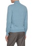 背面 - 点击放大 - EQUIL - Mock Neck Half Zip Cashmere Sweater