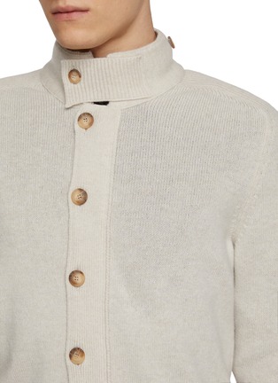  - EQUIL - Stand Collar Wool Knit Cardigan